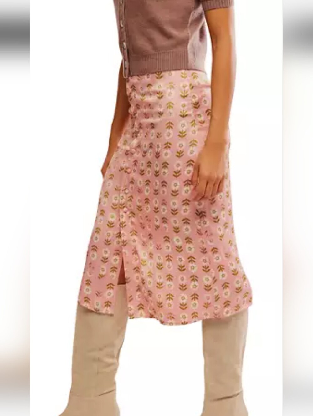 Free People Analise Midi Skirt